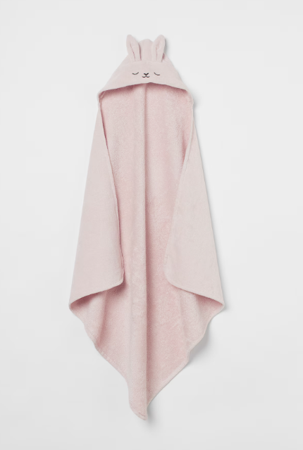 Hettehåndkle med brodert navn