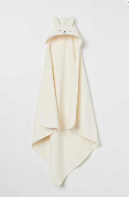 Hettehåndkle med brodert navn