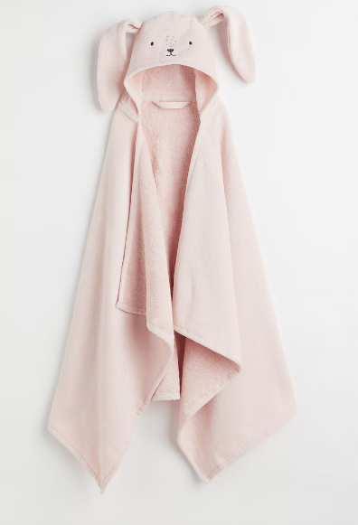 Hettehåndkle med brodert navn