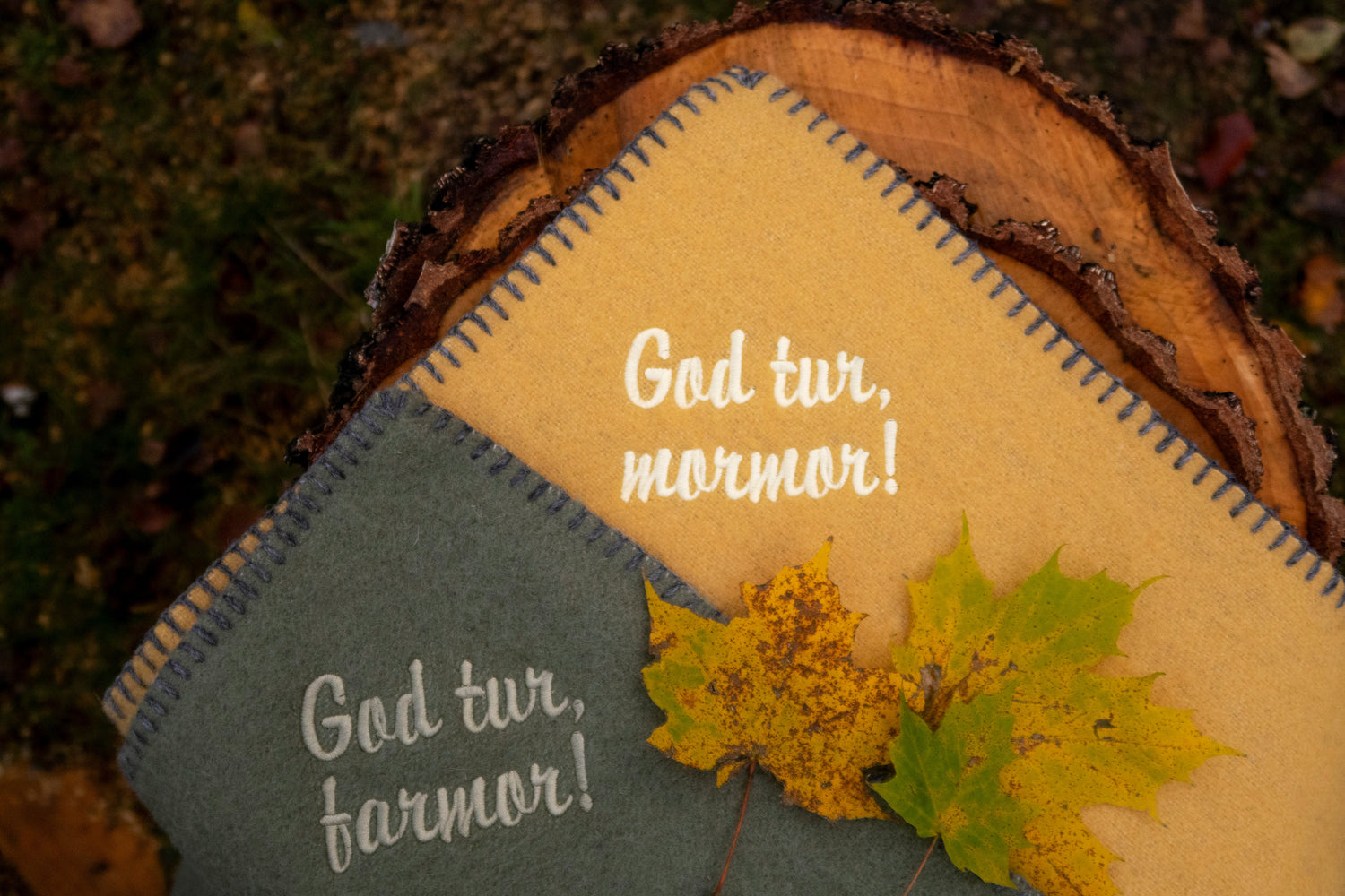 Broderte ullprodukter