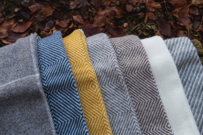 Personlige ullpledd fra Spinnerigården