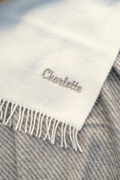 Personlige ullpledd fra Spinnerigården