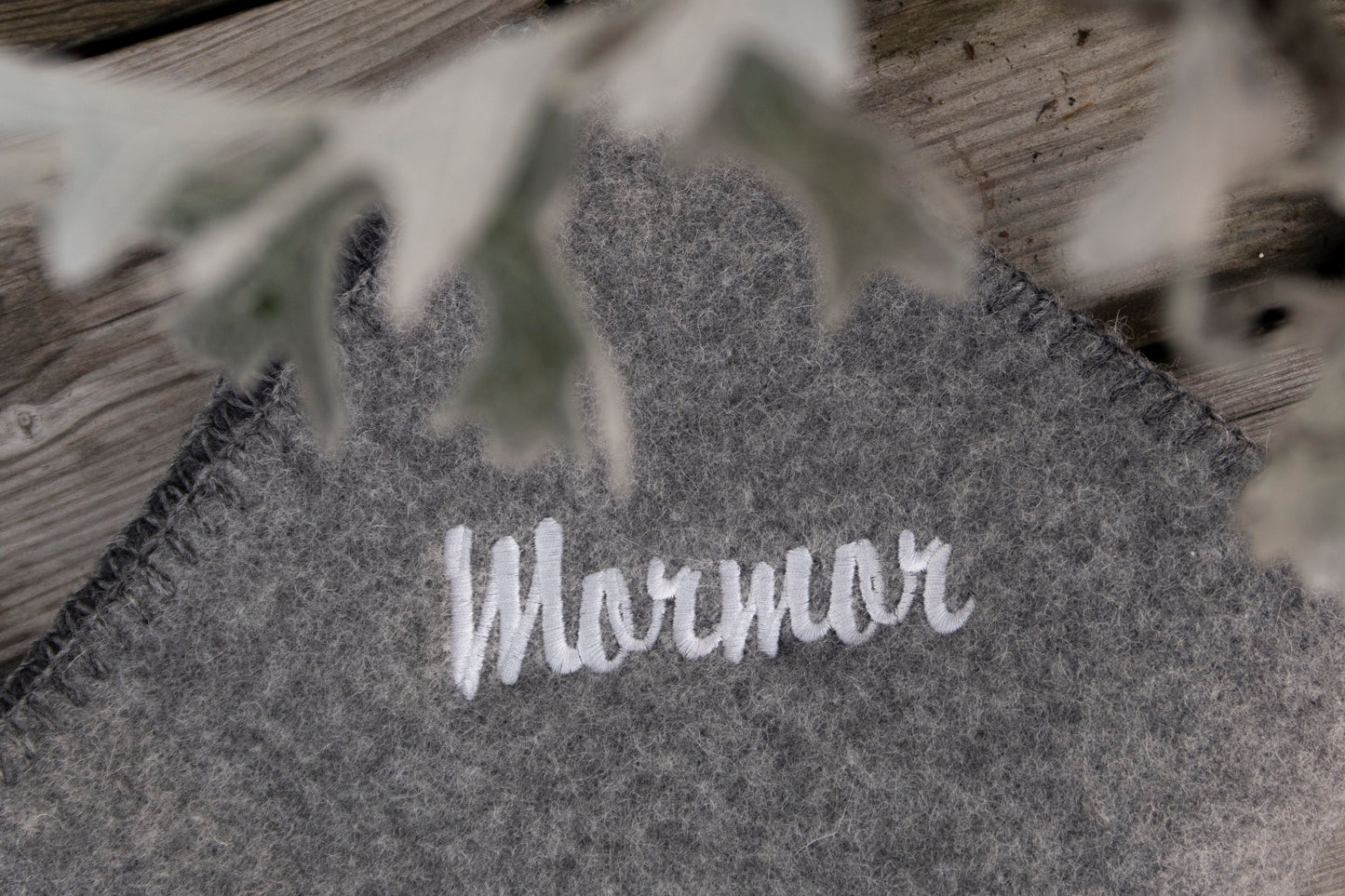 Sitteunderlag i 100% lamull fra Spinnerigården