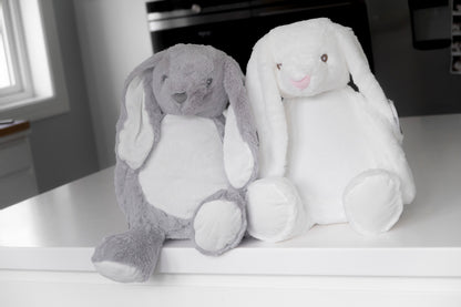 Stor bamse med navn og fødselsdata - Kanin